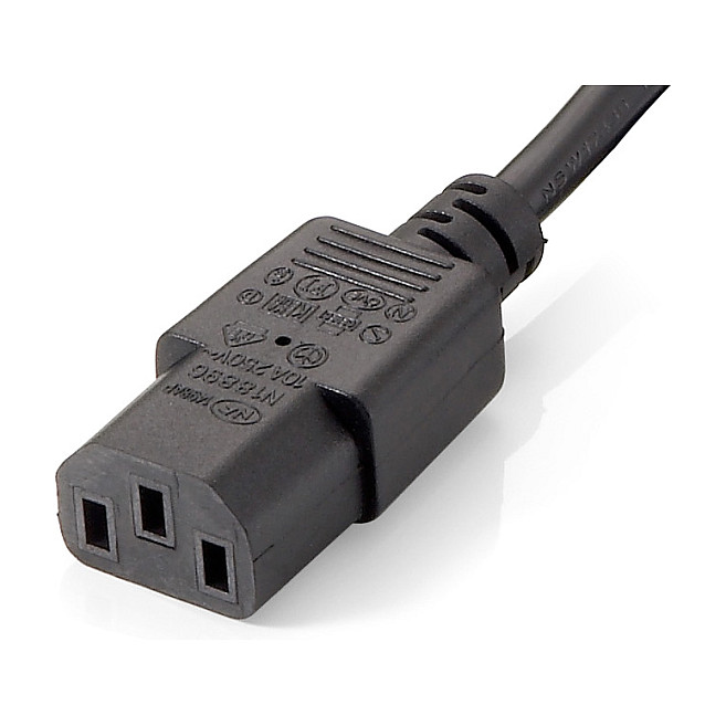 Kabllo për Furnizim me Energji Equip 112220, Schuko CEE 7/7 në 2x IEC C13, 1.8 m, 10 A, 250 V, 2500 W – Zezë 3