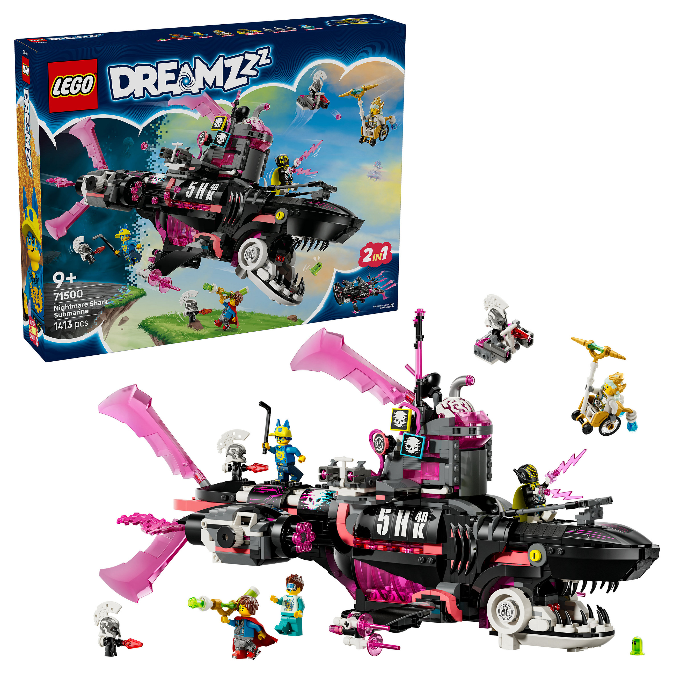 LEGO DREAMZzz Nightmare Shark Submarine 71500 thumbnail 2