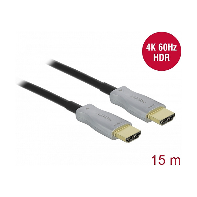 DELOCK Active Optical HDMI Cable – 4K 60Hz, 15m thumbnail 2