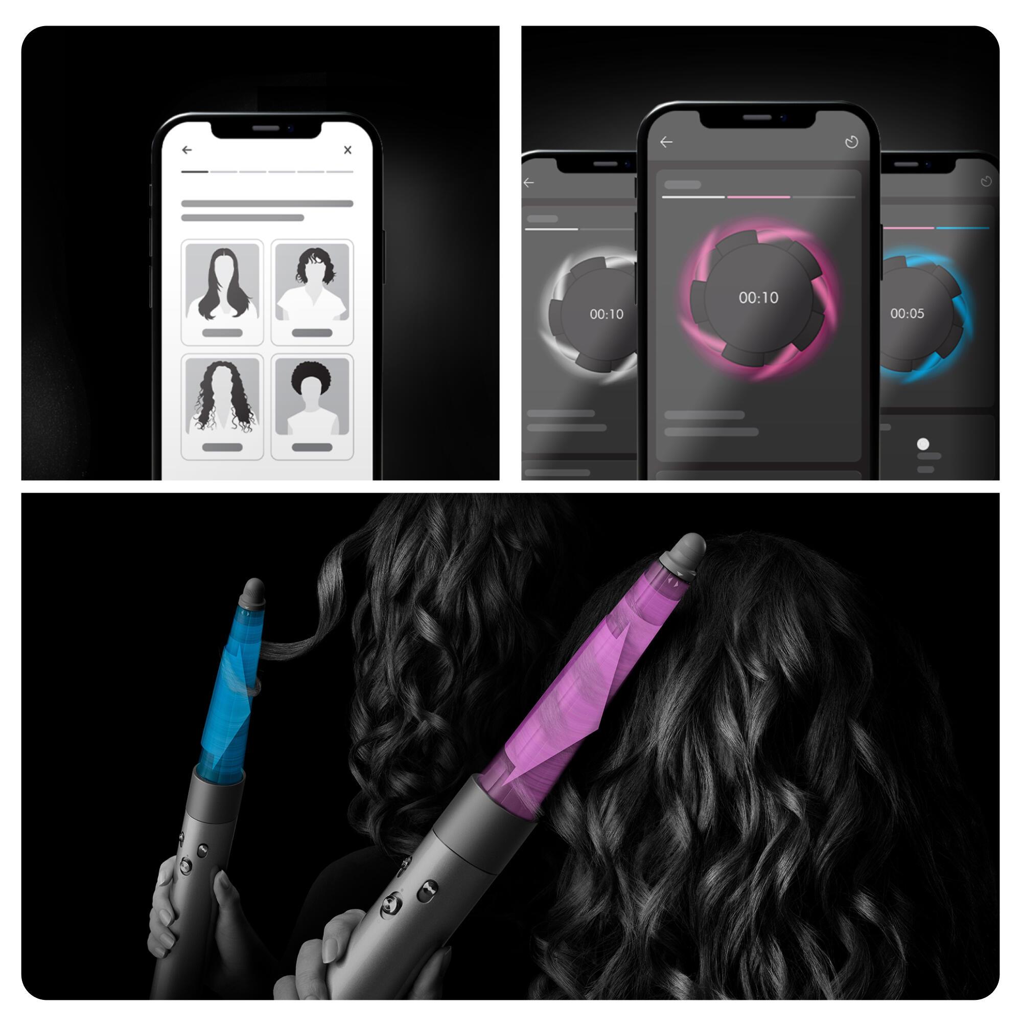 Stilues për flokë Dyson Airwrap i.d. Curly+Coily / 533736-01 – Portokalli/Gjelbër 4