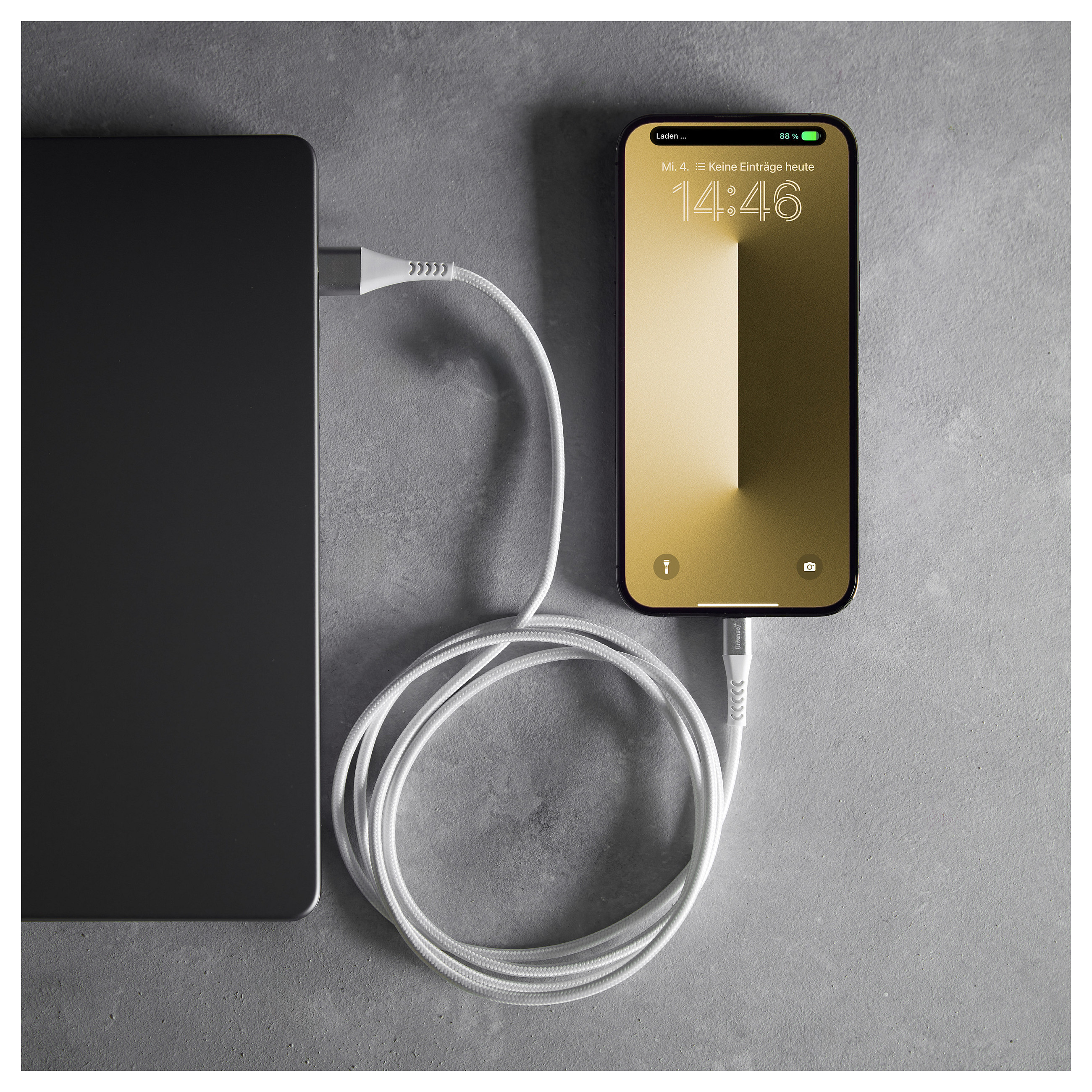 Kabllo Intenso A315L, USB-A në Lightning, 12W, 1.5m - Bardhë 2
