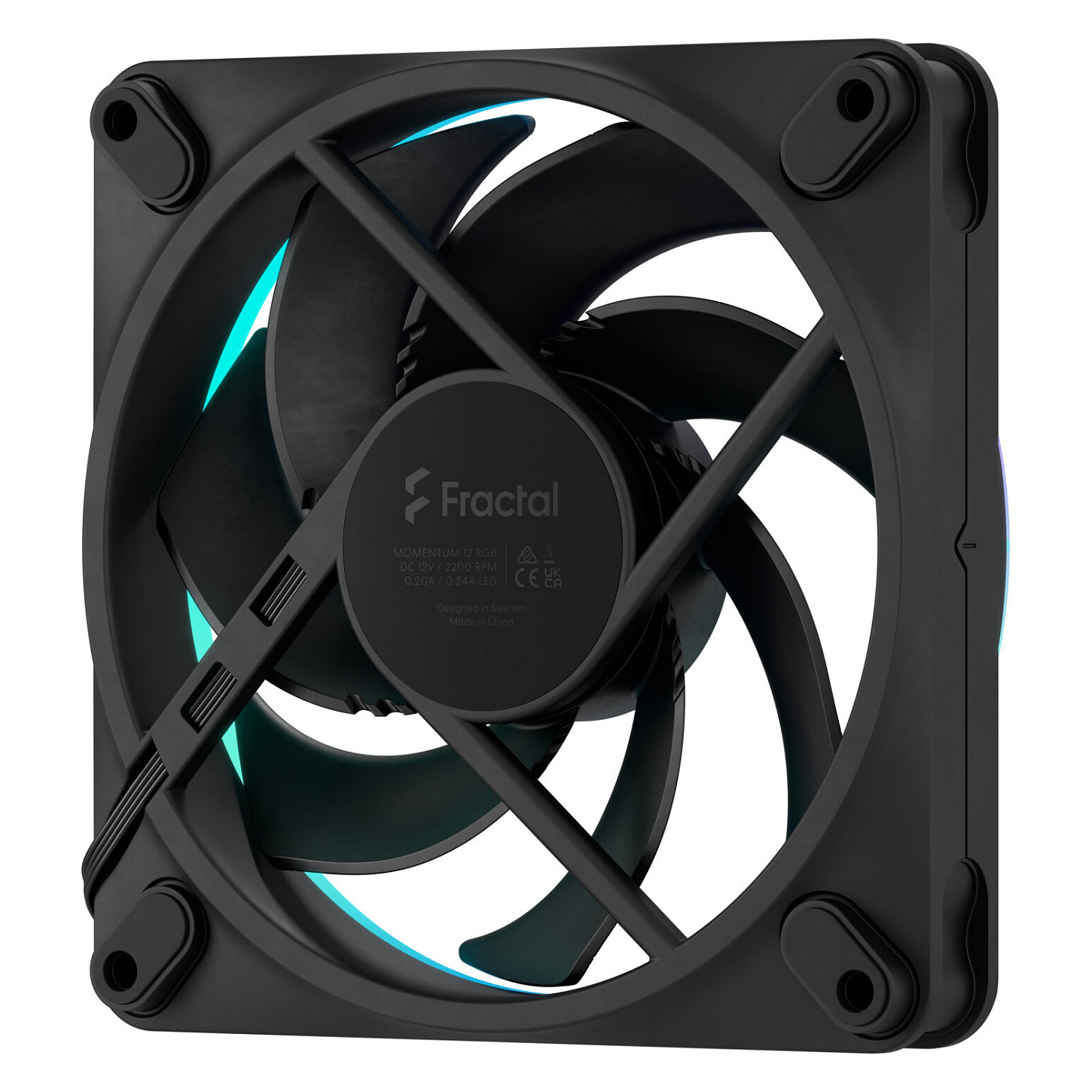 Ftohës për Procesor Fractal Design Momentum 12 RGB - Zezë thumbnail 6