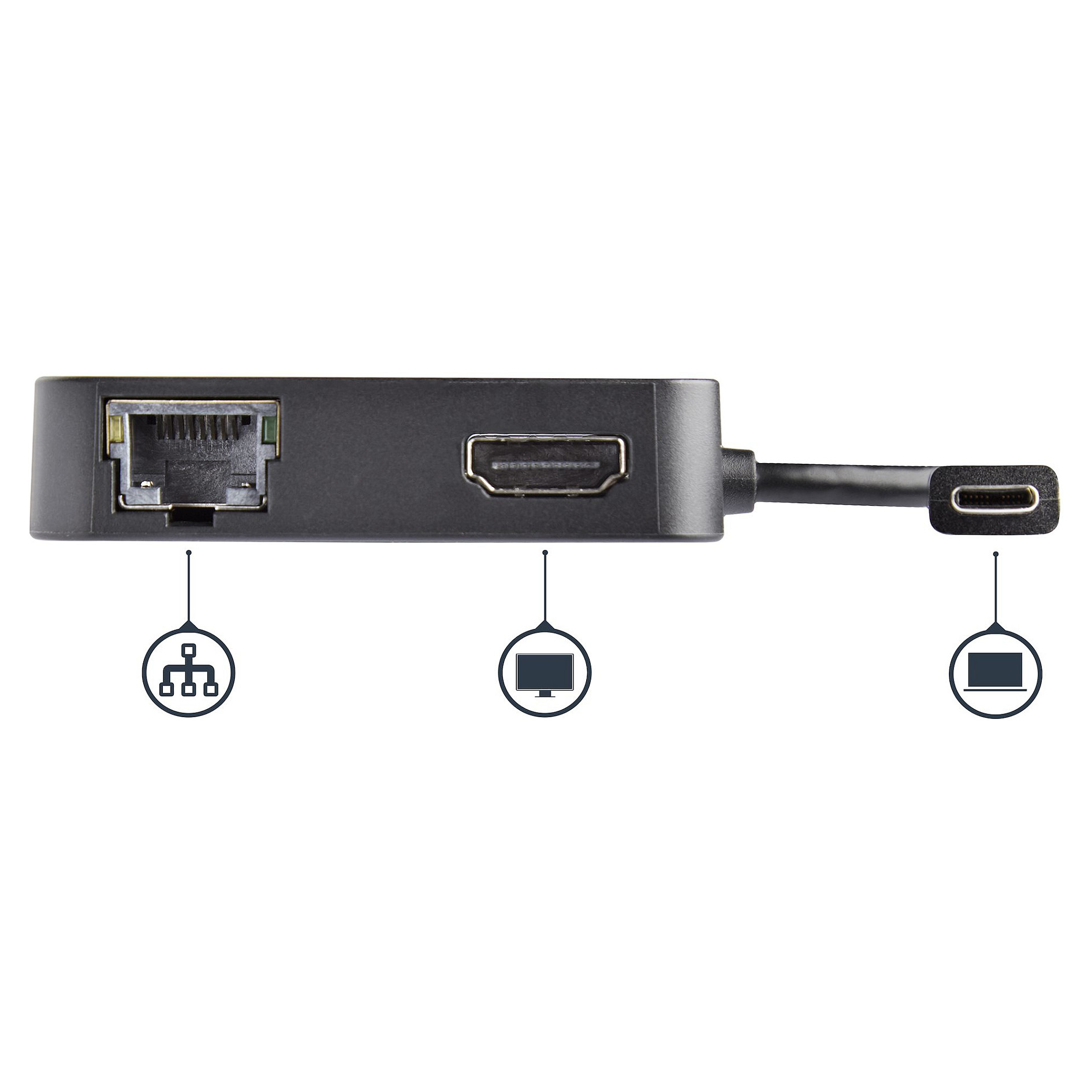 Docking Station StarTech.com DKT30CHD, HDMI 4K, Gigabit Ethernet, USB-A, USB-C - Zezë thumbnail 4