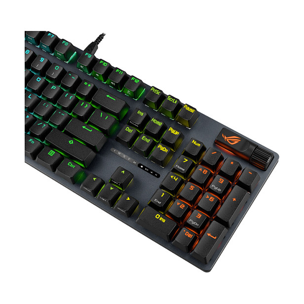 Tastierë Gaming ASUS ROG Strix Scope II X Wired / Swiss Layout - Zezë thumbnail 6