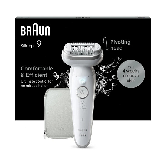 Makinë Depilimi Braun Silk·épil 9 Flex 9-011, 40 Pinca MicroGrip, Wet & Dry, Pa Kabllo – Bardhë 4