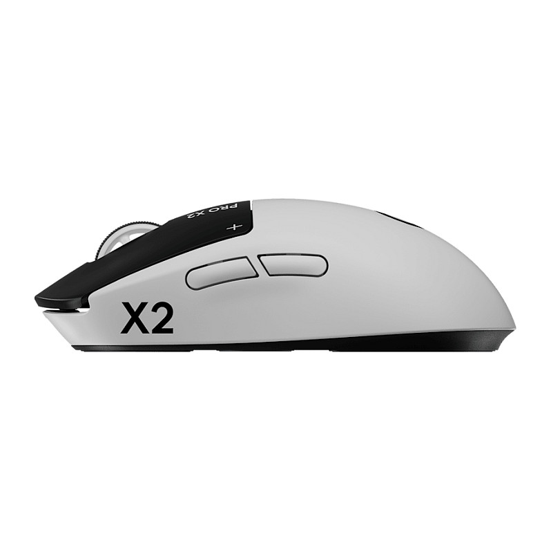 Maus Gaming Logitech G PRO X2 SUPERSTRIKE, HERO 2, 44000 DPI, 8000Hz, 5 Butona , Wireless 2.4GHz - Bardhë/Zezë 4