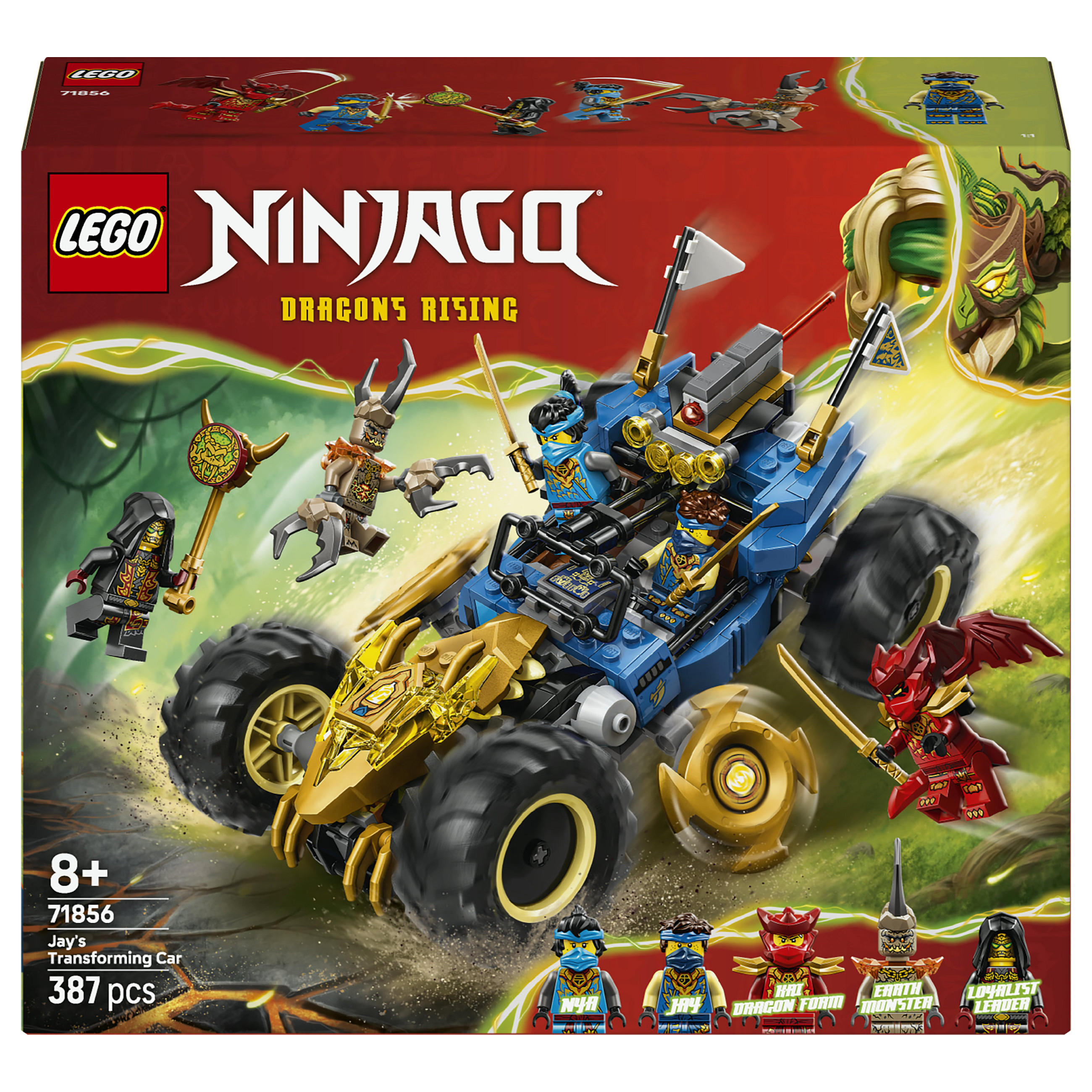 LEGO NINJAGO Jay's Transforming Car 71856