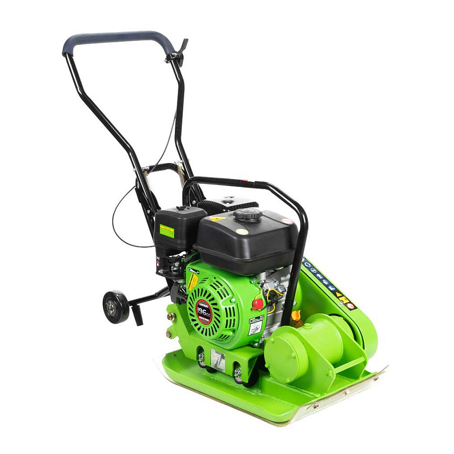 Ngjeshëse Toke ZIPPER ZI-RPE60, 4100W, 196cc, 12.1kN, 510x350mm, 5600vpm, 150mm - Gjelbër