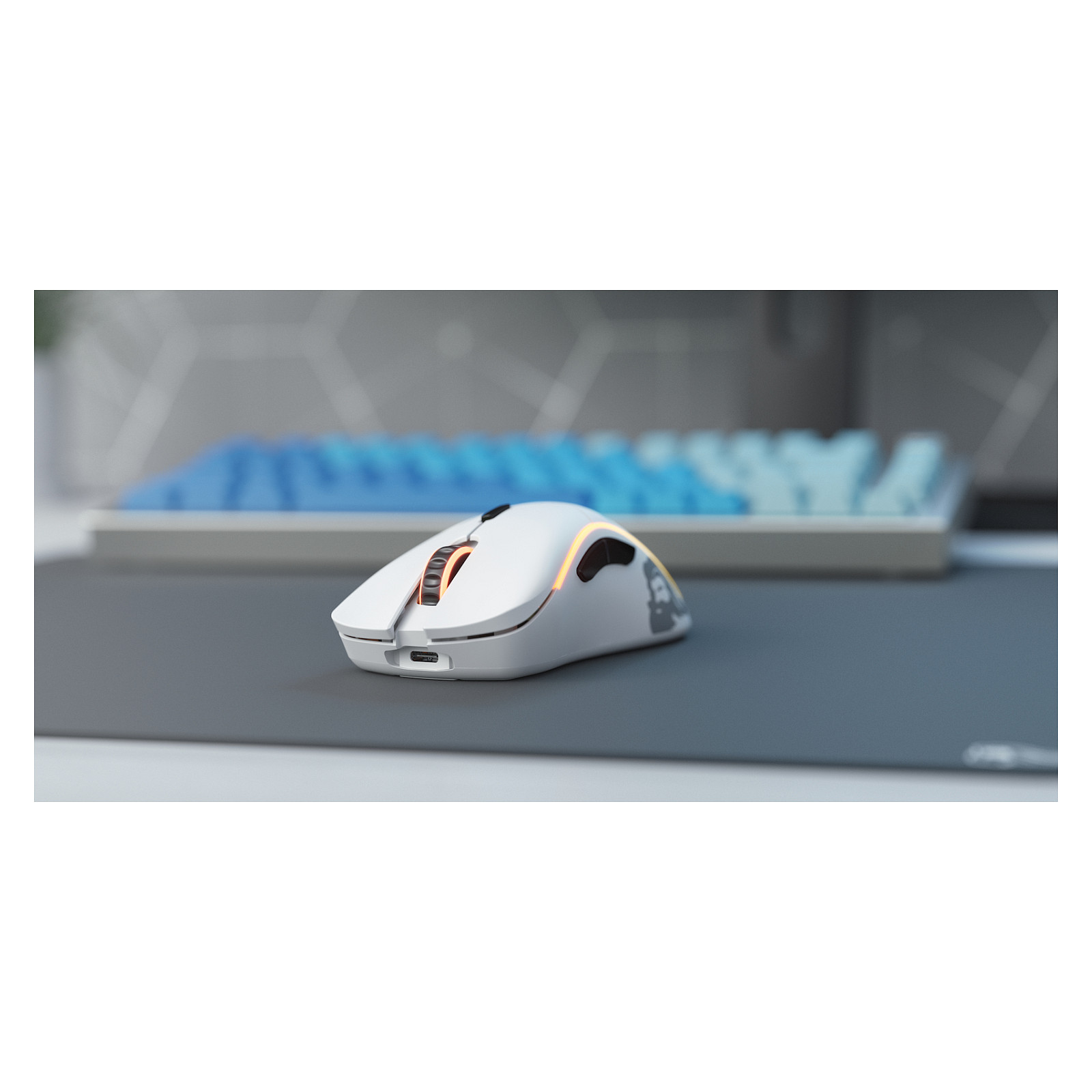 Maus Gaming Glorious Model D Wireless, 19,000DPI, 2.4GHz, 6 Butona, RGB - Bardhë 8
