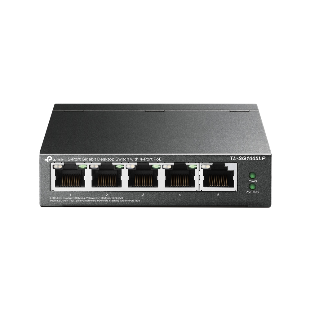 TP-Link LS1008 8-Port 10/100Mbps Desktop Switch – Fast Ethernet, Unmanaged, Plug & Play, Bardhë 8