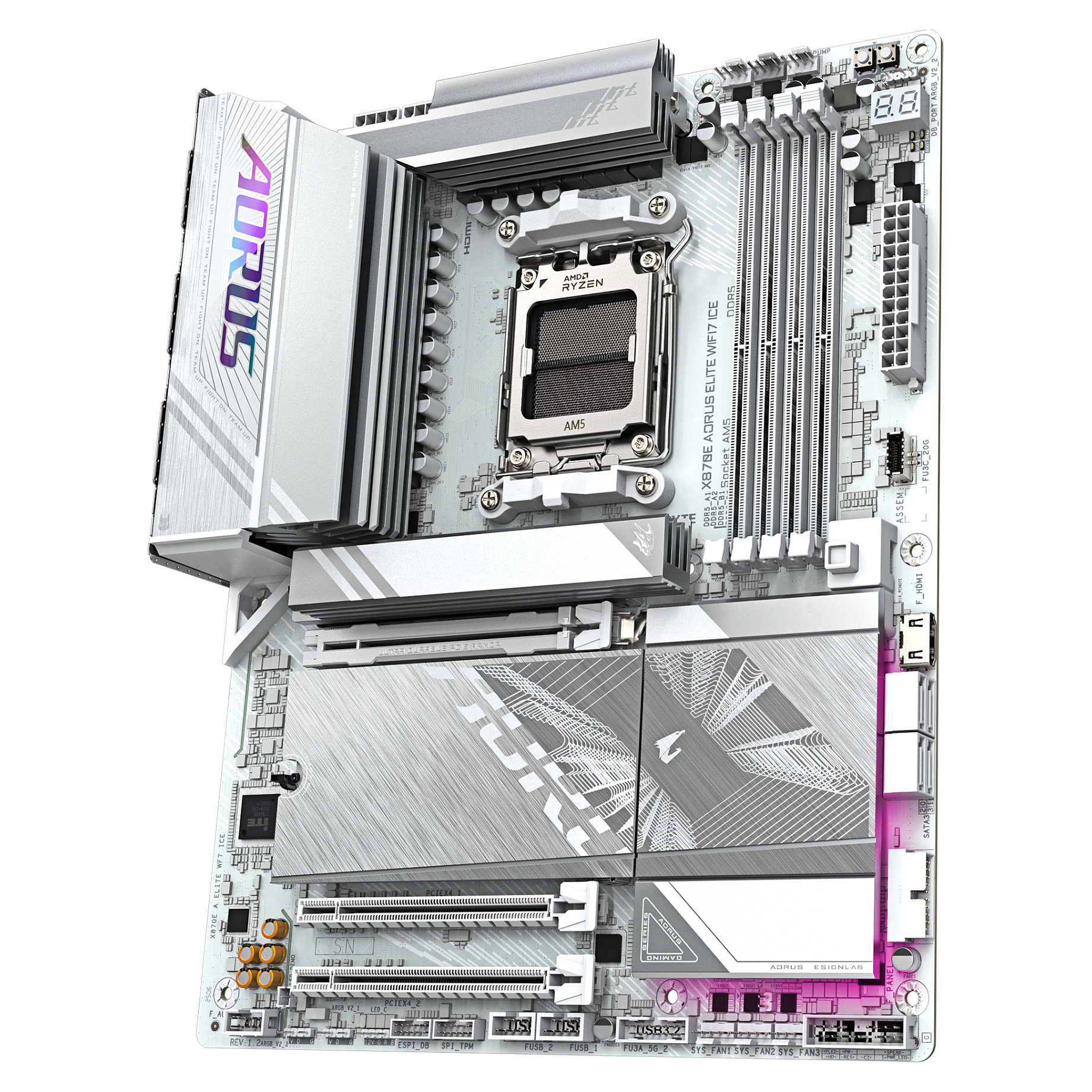 GA-X870E A ELITE WIFI7 ICE (AM5) (D) thumbnail 4