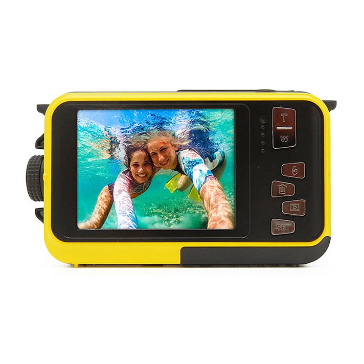 Kamerë digjitale Easypix GoXtreme Reef / 8MP / Full HD / Dual Screen / Waterproof 3m / Anti-Shake - Verdhë 2
