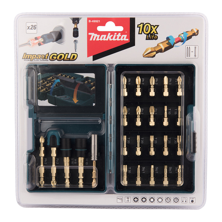 Makita Accessories – Drill Bit Set B-49921 thumbnail 2