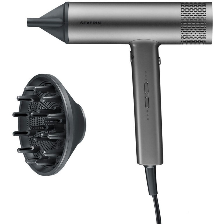 Tharëse për flokë Shark SpeedStyle / HD334EU / 1700W / IQ Styling / RapidGloss Finisher / Styling Brush / Diffuser – Bardhë 7