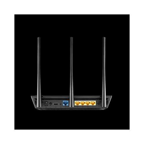 ASUS, RT-AC1900U, Ruter, Wi-Fi 5, AC1900, Dual-Band, 1× Gigabit WAN + 4× Gigabit LAN, AiMesh, 1× USB 3.0 + 1× USB 2.0, Zi 8