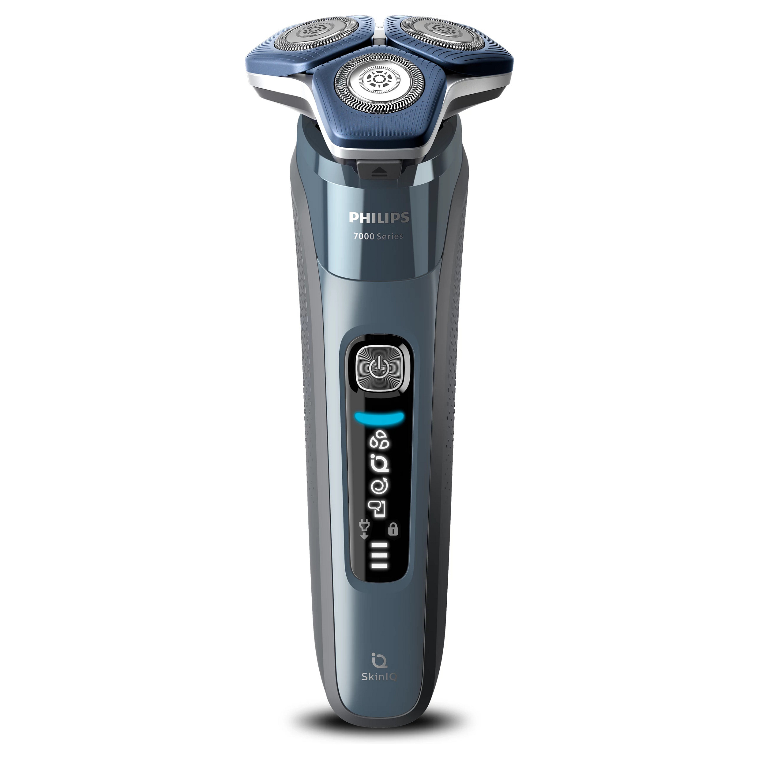 Makinë e rrojës Philips Series 7000 S7882/55 / SkinIQ / 45 SteelPrecision / 360-D Flex / Bluetooth / Wet & Dry / 60 Min – Blu/Argjend 2