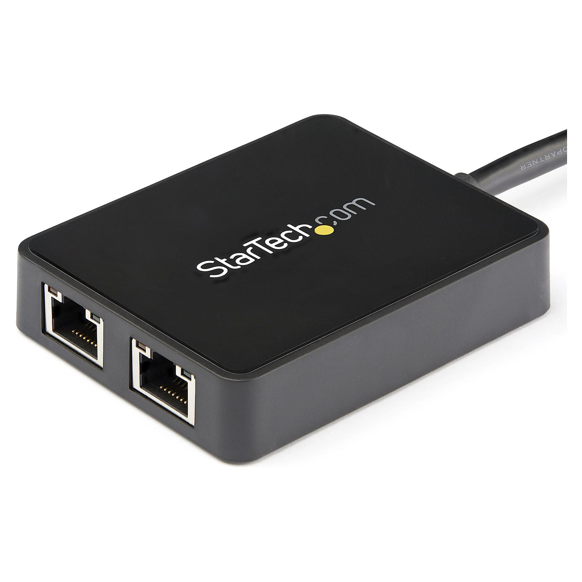 Adapter Rrjeti USB StarTech.com USB32000SPT, USB-A 3.0, 2x Gigabit LAN RJ45, 10/100/1000Mbps, 1x USB-A 3.0 Pass-Through, ASIX AX88179A + VIA VL817 - Zezë 2