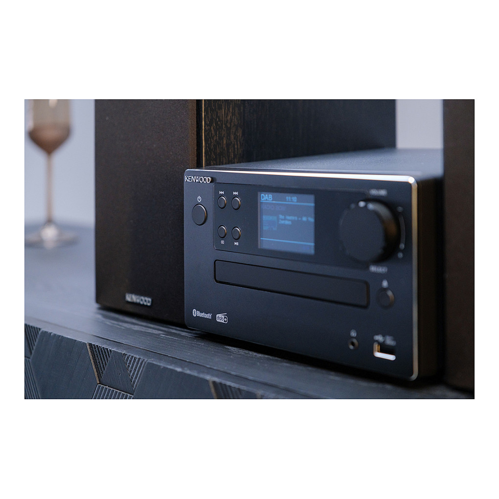 Sistem Audio Kenwood M-725DAB-B, 2 × 25W, CD, USB, DAB+, FM-RDS, Bluetooth 5.0 - Zezë 7