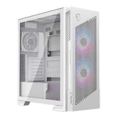 Kasë MSI MAG PANO 110R PZ / ATX Mid-Tower / Xham Panoramik 270° / 4x120mm ARGB / USB 3.2 Gen2 Type-C – Bardhë 4