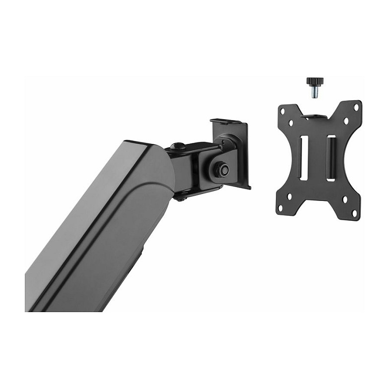 Mbajtëse për Monitor Equip 650132 / 1 Monitor / 17–32" / deri 9kg / VESA 75x75 & 100x100 / Gas Spring / Rotacion 360° - Zezë 2