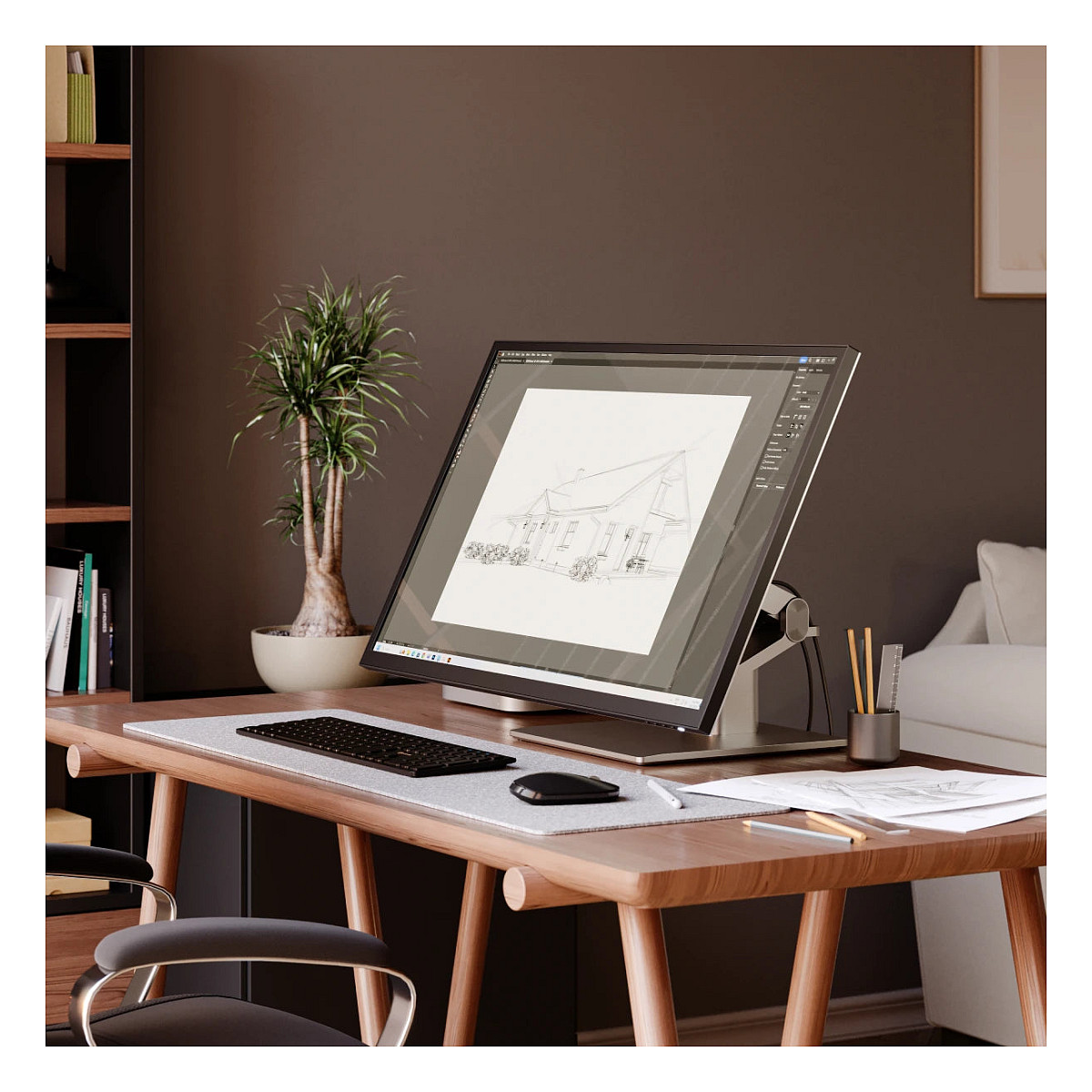 Monitor Alogic TFT / 32"/ 4K Ultra HD VA / Touch / 60Hz / 20ms / HDMI+USB+DP - Argjend thumbnail 5