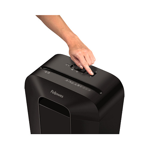 Shredder Fellowes Powershred LX50, Cross-Cut, P-4, 9 fletë, 4 × 37mm, 17L, Safety Lock - Zezë 5