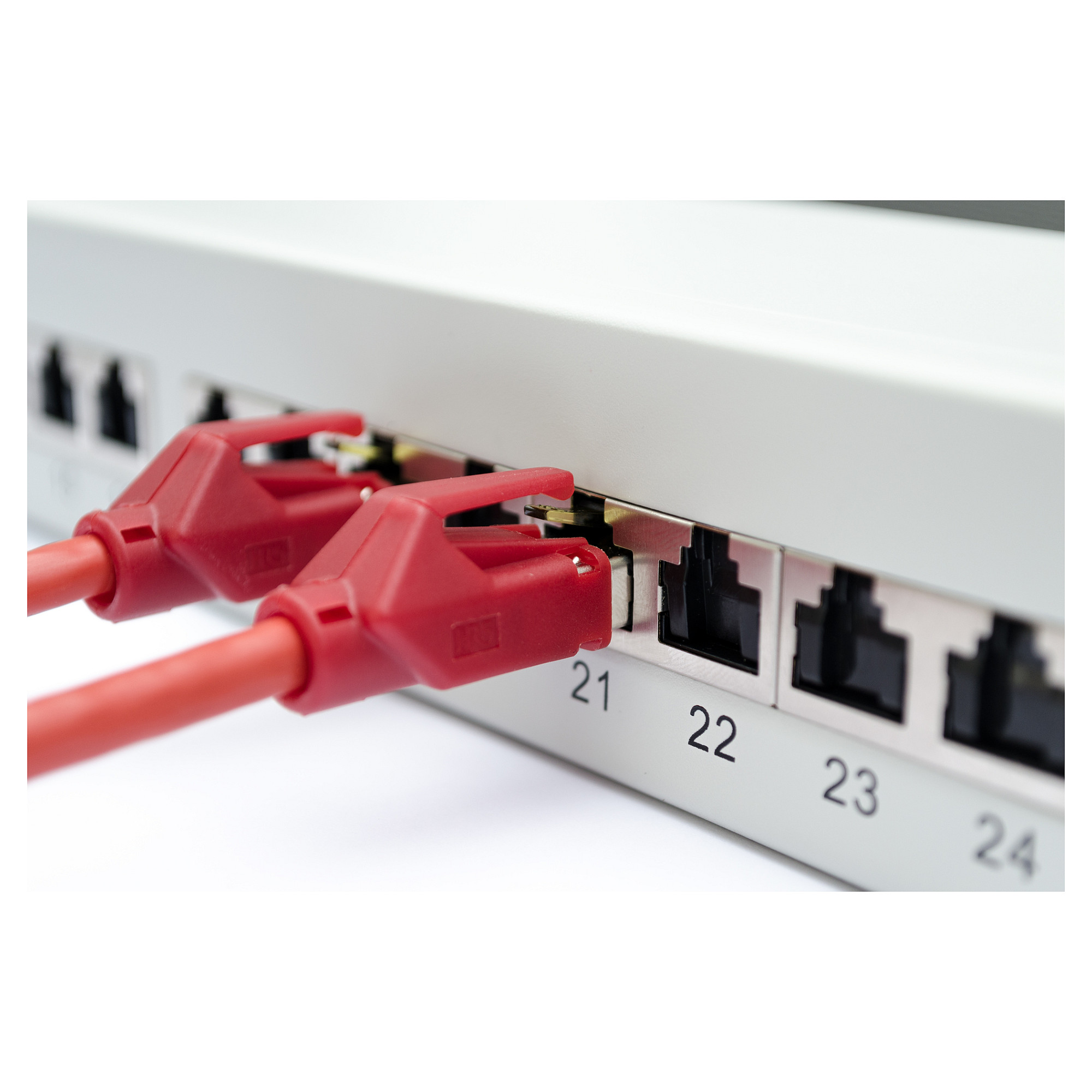Aksesorë për rrjet DIGITUS / Patch Panel / 1U / 24-Port / Cat6a Shielded - Gri e hapur thumbnail 2