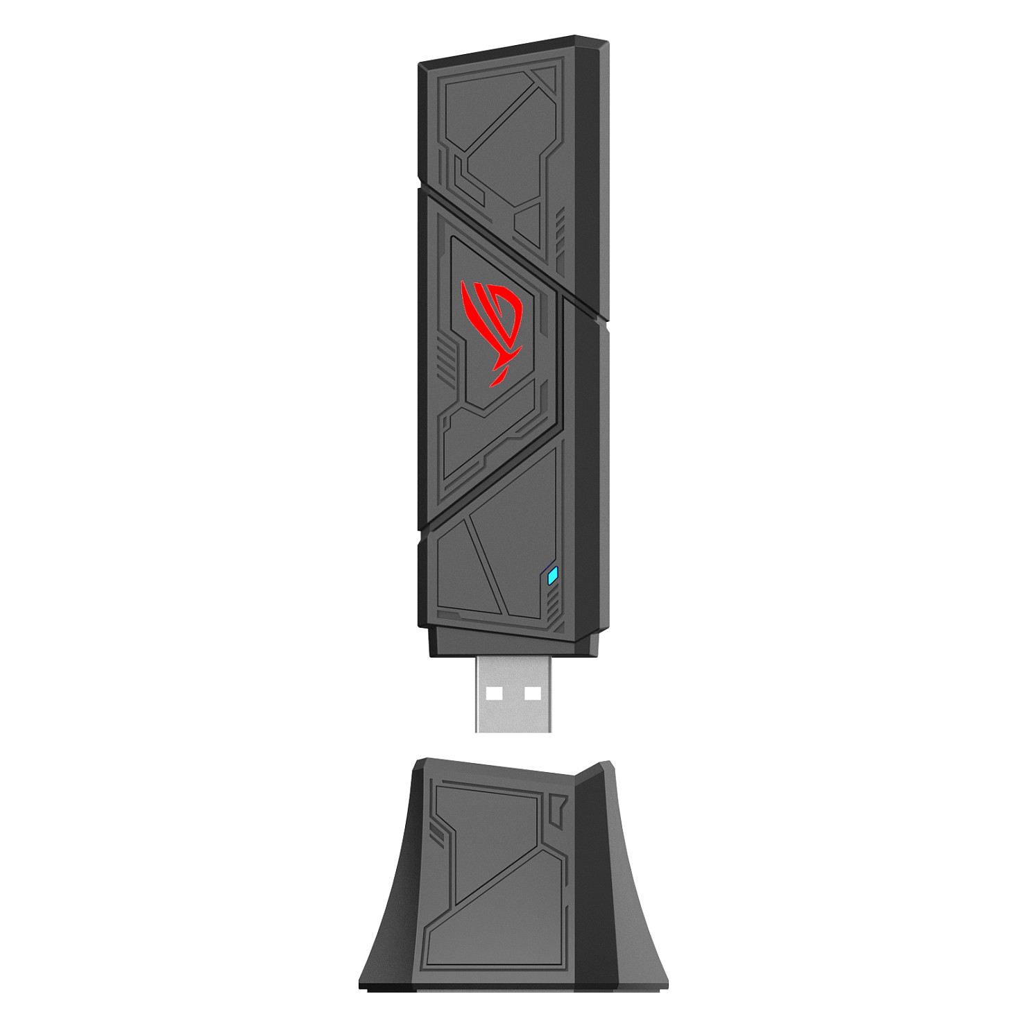 ASUS ROG USB-BE92 BE6500 Wi-Fi 7 Tri-Band USB Adapter – 6500Mbps, 2×2×2, 6GHz, MLO, USB Type-A/Type-C 2