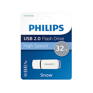 USB Flash Drive / Philips / 32GB / USB 2.0 / Snow Edition / Gri thumbnail 4