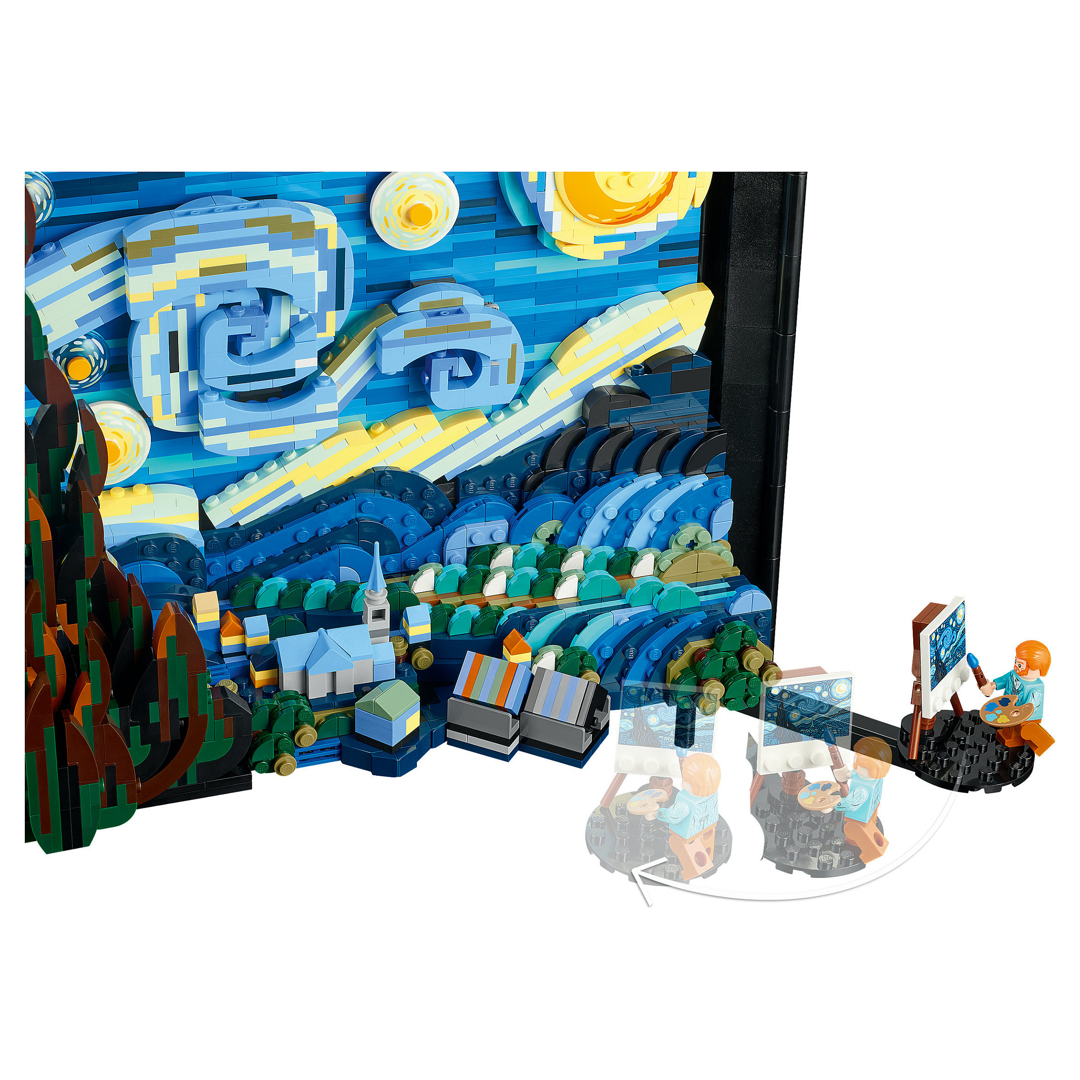 LEGO Ideas Vincent van Gogh – The Starry Night thumbnail 3
