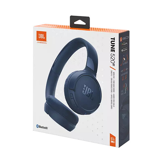 Kufje pa kabllo JBL Tune 520BT, 33mm, Bluetooth 5.3, Pure Bass, Multipoint, Mikrofon - Blu 9