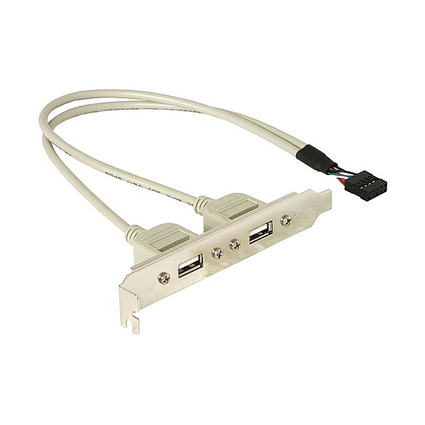 Bracket për PC – 2x USB 2.0 Type-A