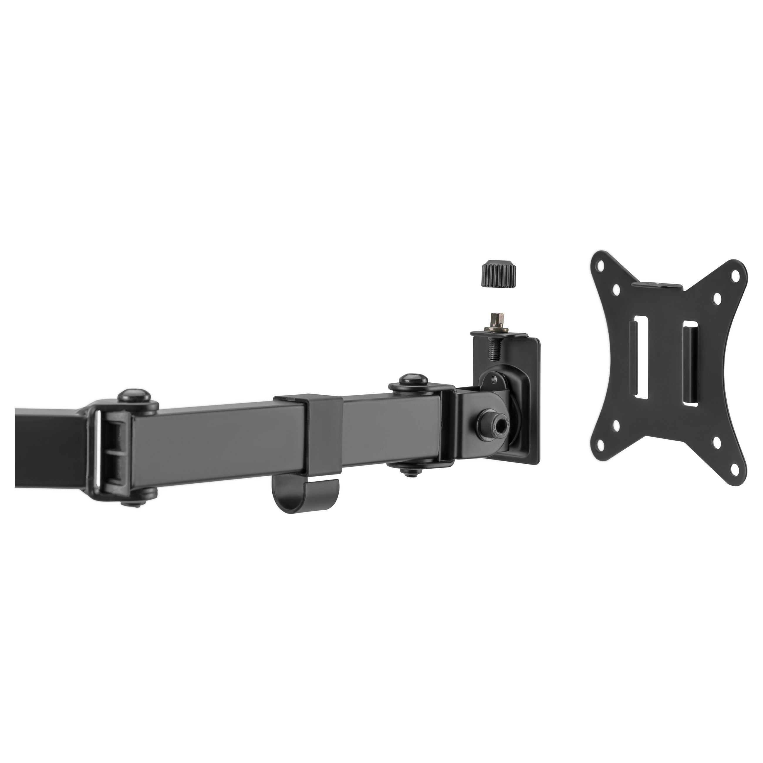 Mbajtëse për Monitor Equip 650157 / 2 Monitorë / 17–32" / deri 9kg për Monitor / VESA 75x75 & 100x100 / Full Motion / Rotacion 360° - Zezë 6