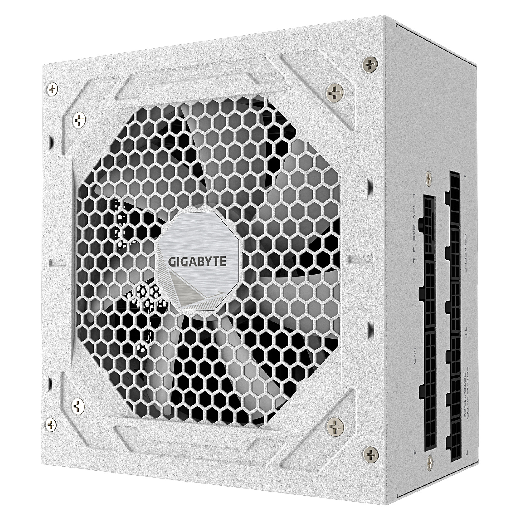 Furnizues Energjie Gigabyte UD850GM PG5 V2 ICE / 850W / ATX 3.1 / 80 PLUS Gold / Fully Modular - Bardhë