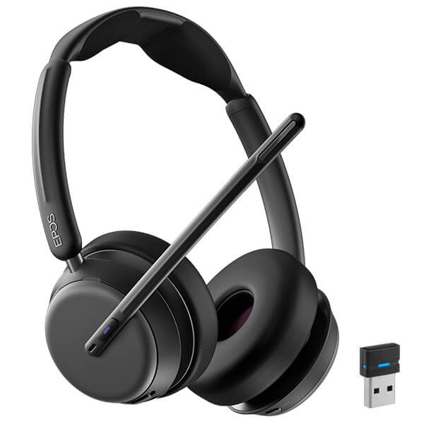 Kufje pa kabllo EPOS IMPACT 1061T ANC , Bluetooth 5.3 , ANC , Mikrofon , 20 orë , USB-C - Zezë 2