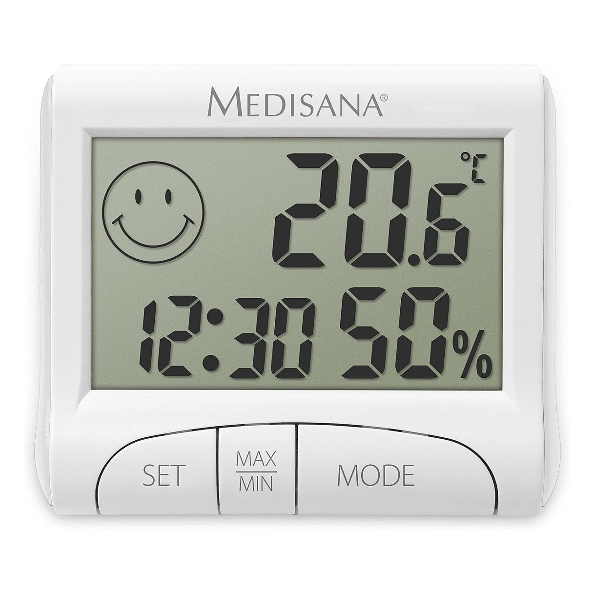 Termo-Higrometër medisana HG 100 / Temperaturë & Lagështi / -10°C deri +50°C / 20–90% – Bardhë 3