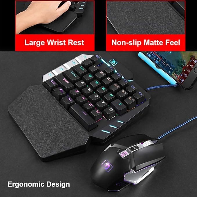 Tastierë Gaming LexonElec K109 / Mekanike / Anti-Ghosting / LED / E zezë 5