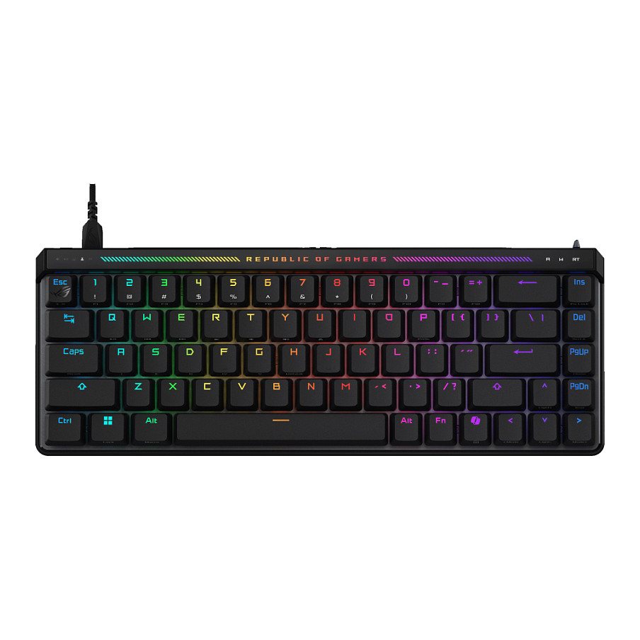 Tastierë Gaming ASUS ROG Falchion Ace HFX / 65% / Magnetic-Mechanical / RGB - Zezë