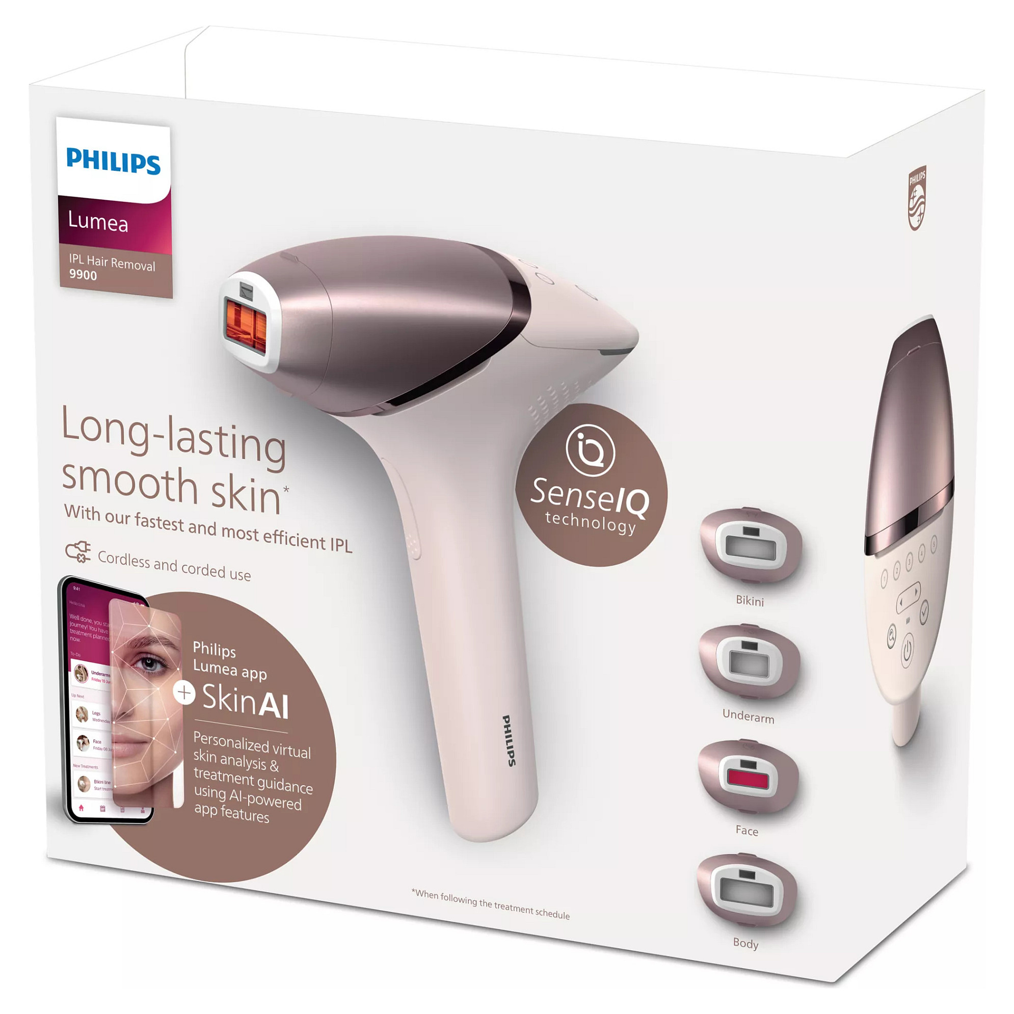 Depilator IPL Philips Lumea Advanced BRI921 / 250.000 Flash / 5 Nivele / Skin Tone Sensor / 2 Koka / Slide & Flash / Stamp & Flash – Vjollcë 2
