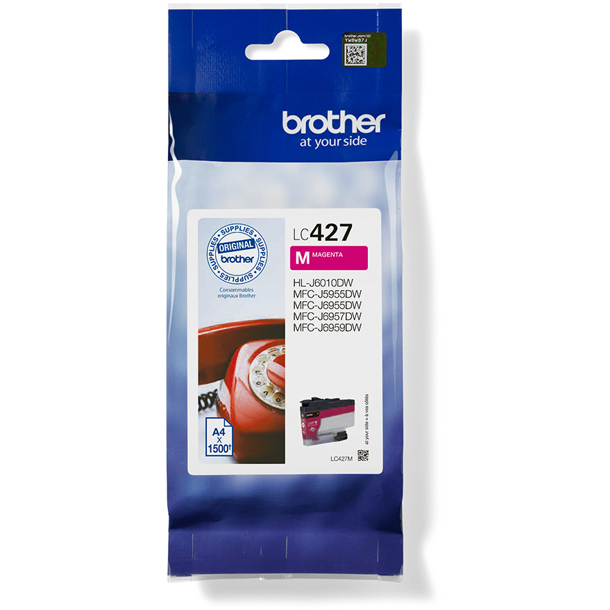 INK Brother LC-427M / 1500 faqe – Rozë thumbnail 4