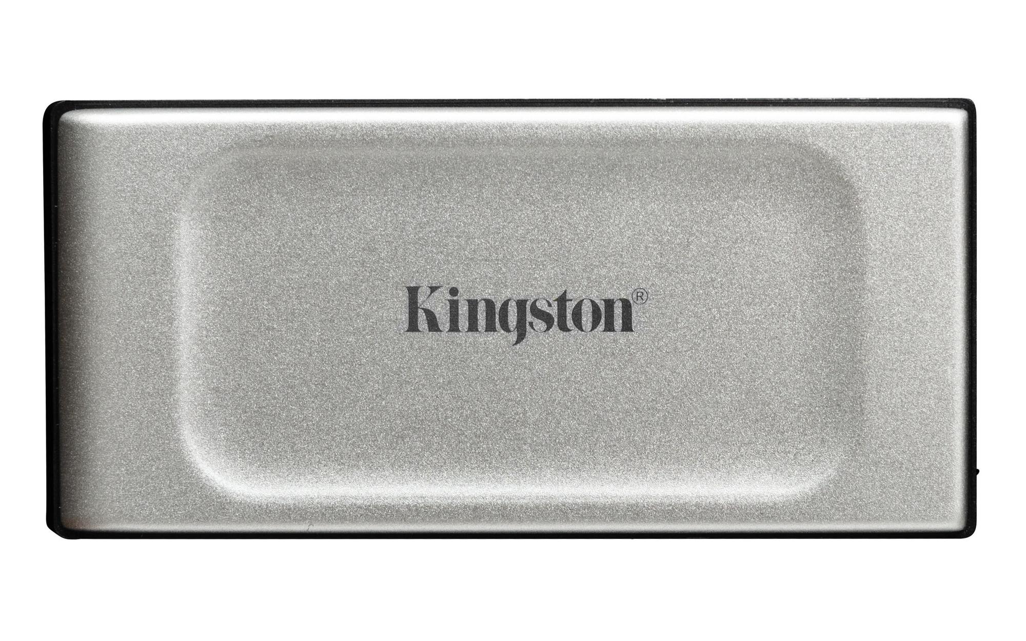 SSD e jashtme Kingston XS2000 / 1TB / USB 3.2 Gen 2x2 / USB-C – Argjend/Zezë