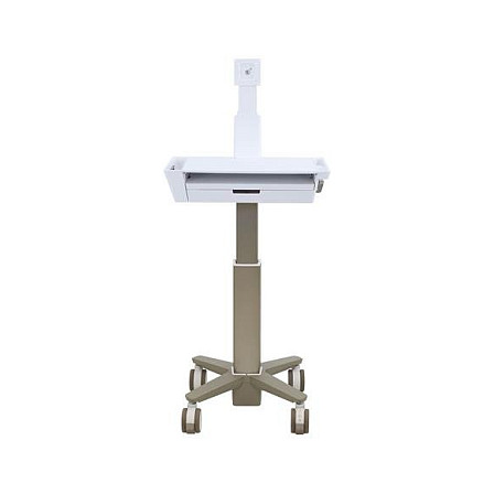 Karrocë për Monitor Ergotron CareFit Slim 2.0, 21"–27", 9.1kg, VESA 75×75mm/100×100mm, Lartësi 74–119cm - Bardhë/Hiri 3