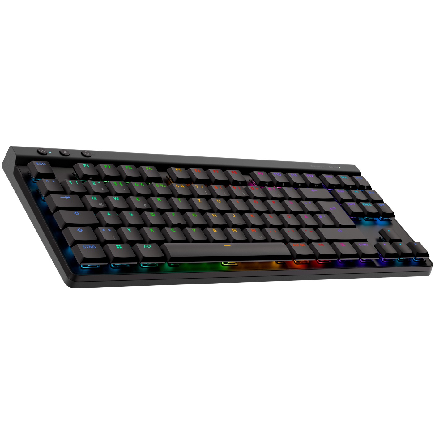 Tastierë Gaming Logitech G515 LIGHTSPEED TKL, Wireless, QWERTZ (CZ), Mekanike, Low-Profile, TKL, LIGHTSYNC RGB - Zezë
