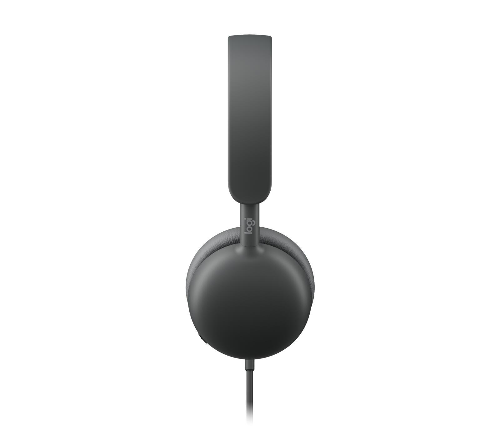 Kufje me kabllo Logitech Zone Wired 2 UC / USB-C + USB-A / ANC / Driver 40mm - Gri 3