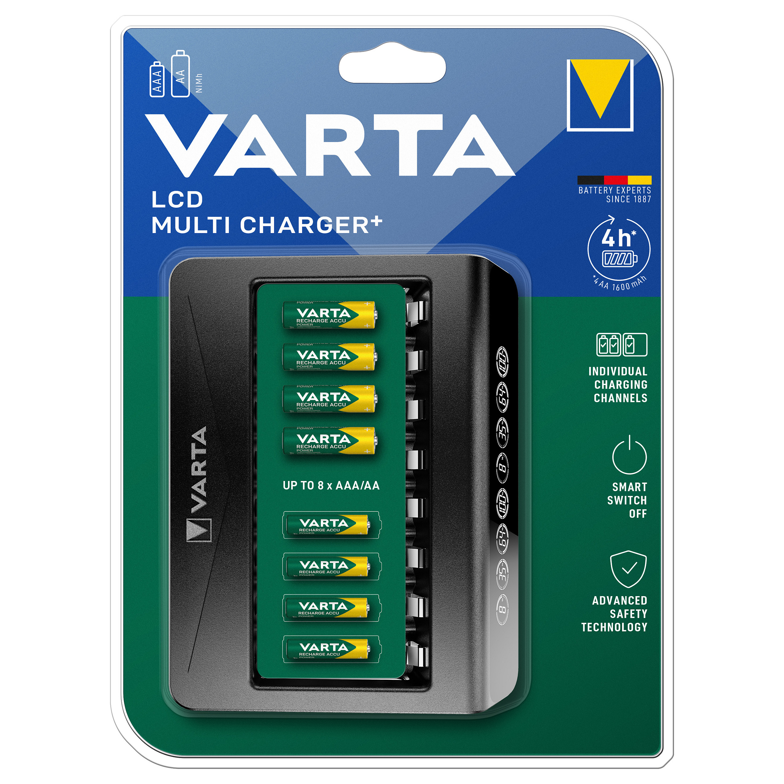 Bateri Charger LCD Multi Charger+ / Varta thumbnail 5