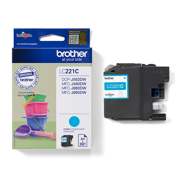 Ink Brother LC-221C, 260 faqe - Blu thumbnail 4