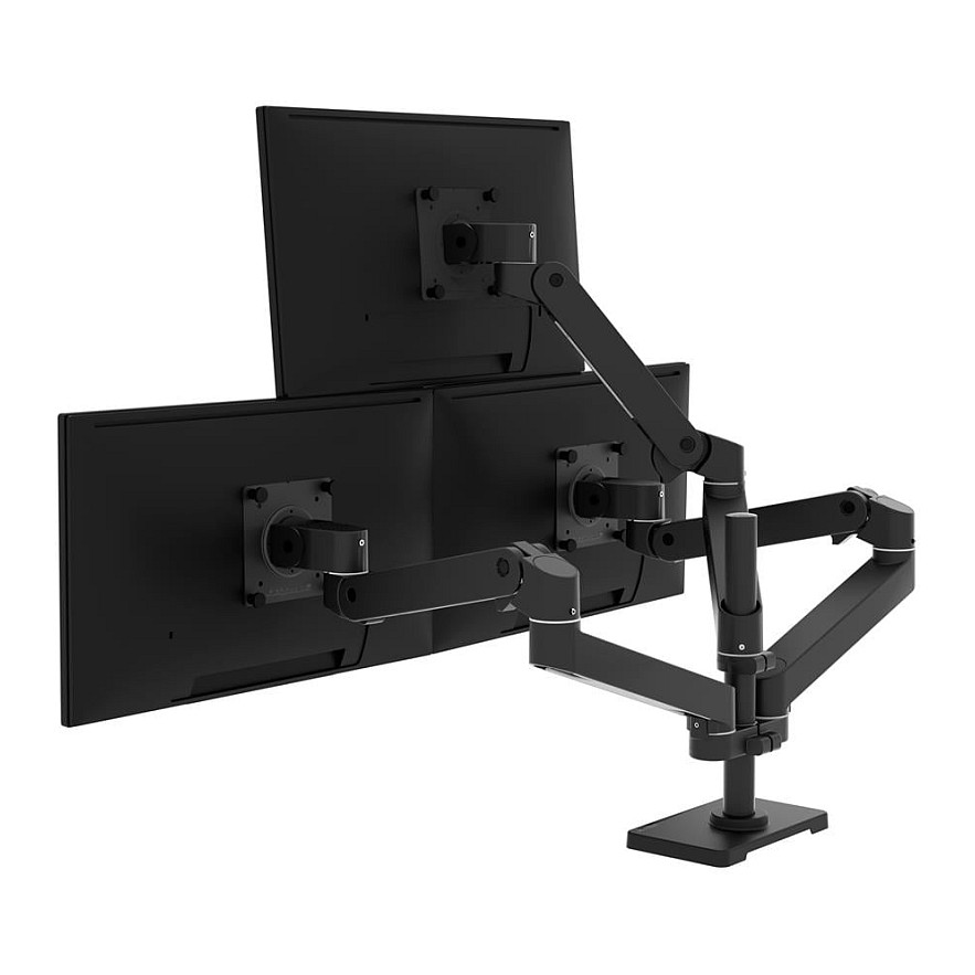 Karrocë Mobile për Monitor Ergotron StyleView Pole Cart 24-818-211, për Monitor deri 24", Kapacitet 6.8 kg, 5 Rrota - Bardhë 7
