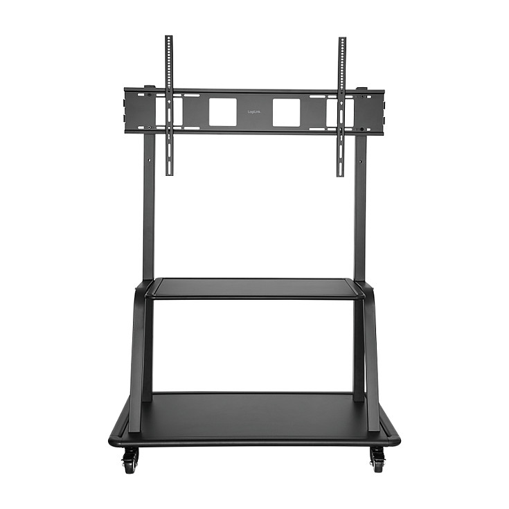Mbajtëse për Monitor LogiLink BP0085, 60–105", VESA deri në 1000×600mm, 150kg, Lartësi e Rregullueshme, 4 Rrota me Bllokim - Zezë 3