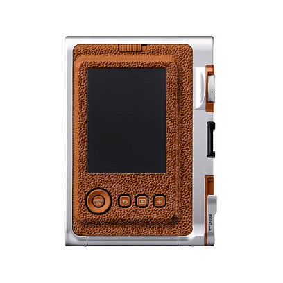 Kamerë Instant Fujifilm instax mini Evo / Hybrid / 28mm F2 / LCD 3" / Bluetooth / 100 Printime - Kafe/Argjend 4