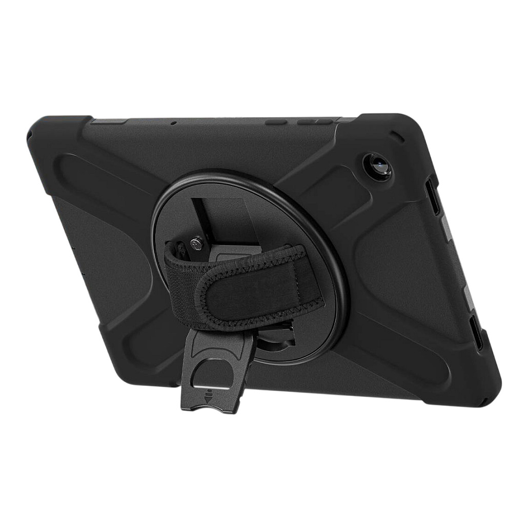 Aksesorë për Tablet 4smarts Rugged Case Grip / Samsung Galaxy Tab A11+ / PC + TPU / Stand / Mbajtës për Laps – Zezë